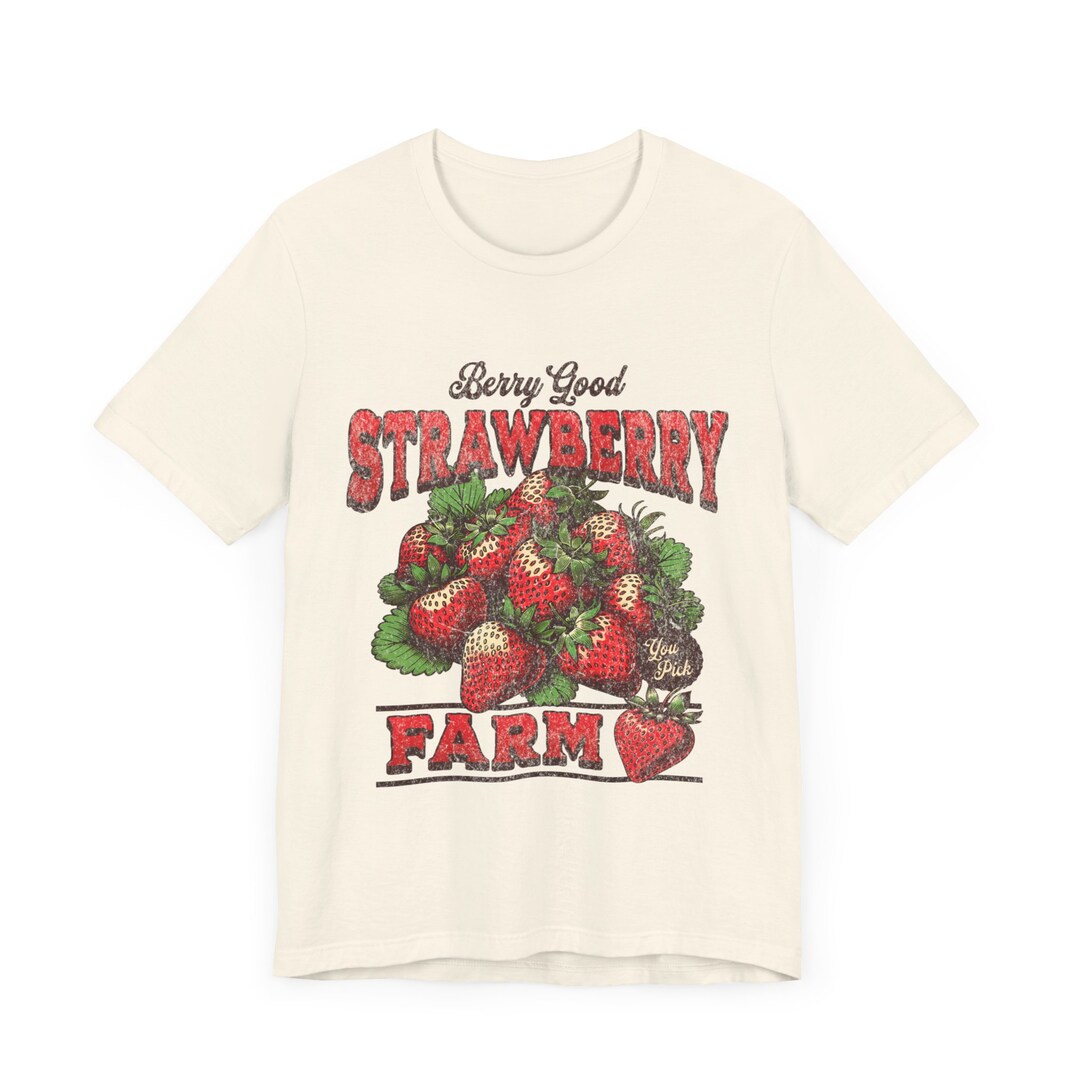 Strawberry Organic T-Shirt with Frill
