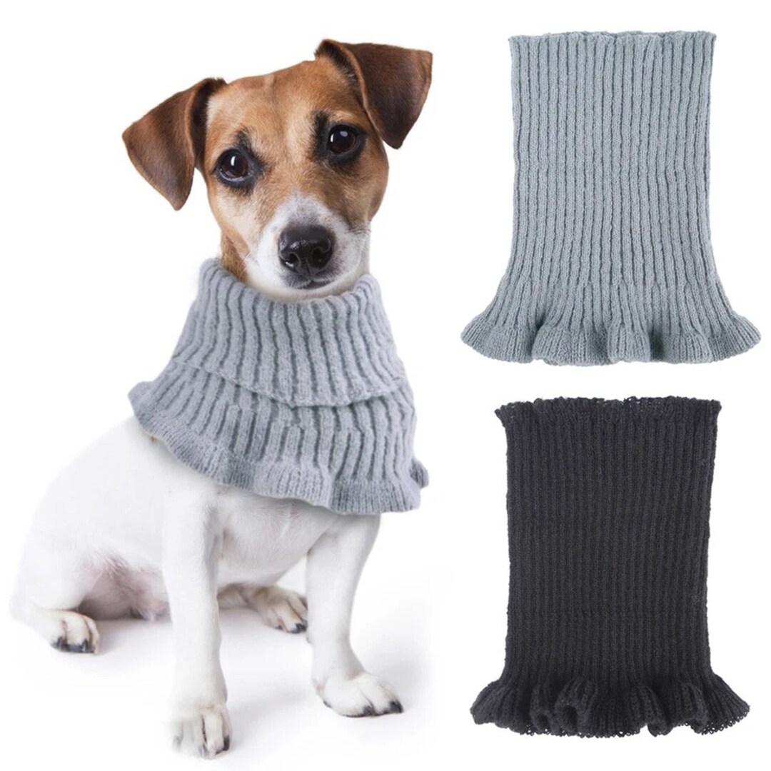 Cozy Dog Neck Warmer Warm Pet Scarf With Noise Ear Protection, Durable