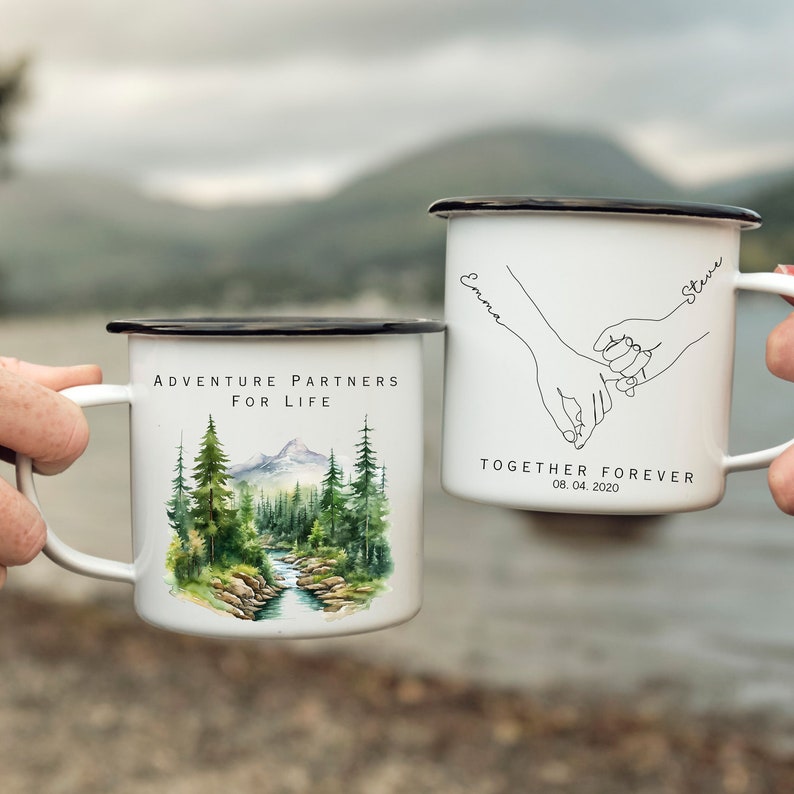 Custom Couple Gift Valentine Couple Mug Gift Personalizedgift 1 Year Anniversary for Boyfriend