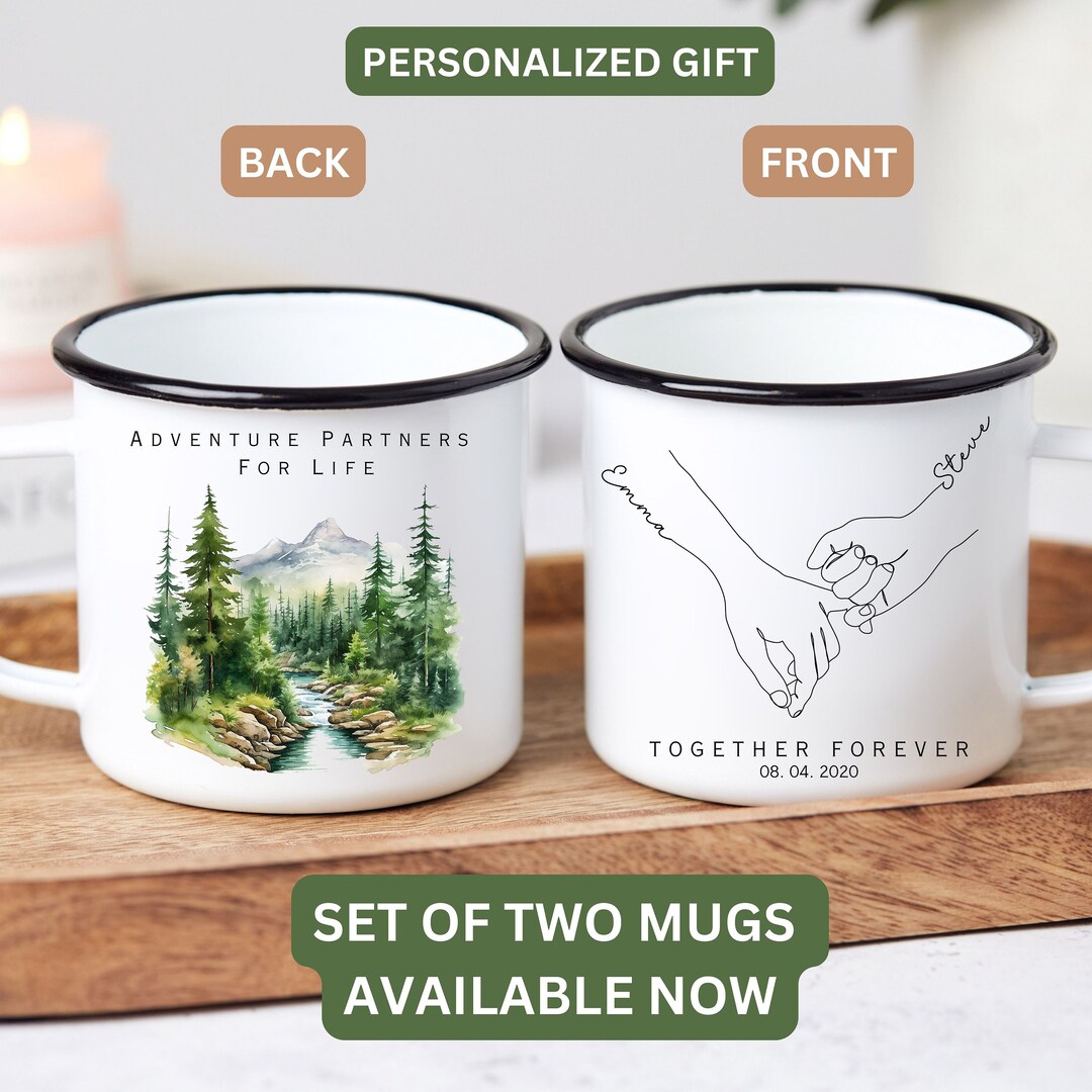 Custom Couple Gift Valentine Couple Mug Gift Personalizedgift 1 Year Anniversary for Boyfriend