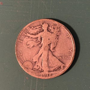 1918 Walking Liberty Half Dollar