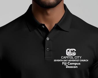 Capitol City SDA Church Fiji  Campus Deacon Polo Shirt in 2 Colours