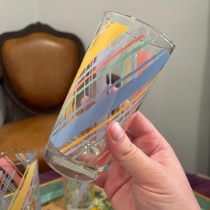 Set of 4 retro tumblers