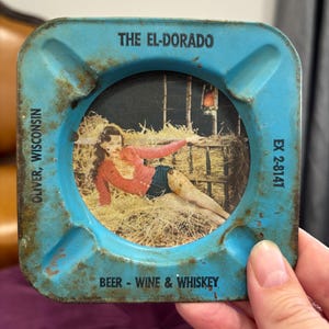 Vintage El Dorado Bar Ashtray - Oliver, Wisconsin