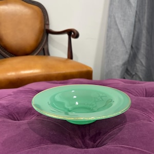 Jade glass bowl