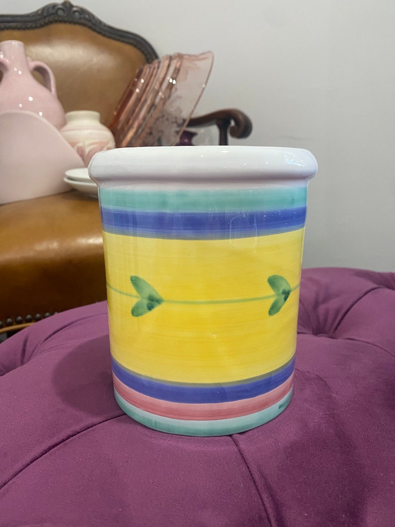 Vintage Caleca Carousel Utensil Holder Etsy