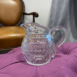 EAPG glass pitcher