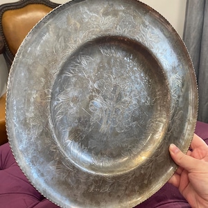 Etched Metal Charger