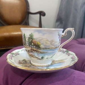 1950’s Royal Albert Traditional British Songs cup and saucer