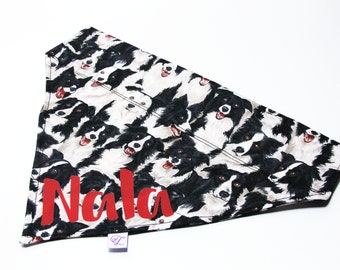 Bandana personnalisé / personnalisable pour chien, foulard pour chien, cadeau pour chien, chiot, beaucoup de modèles différents