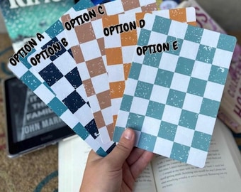 Kindle Insert: Checkered Pattern E-Reader Photopaper (Print Only)