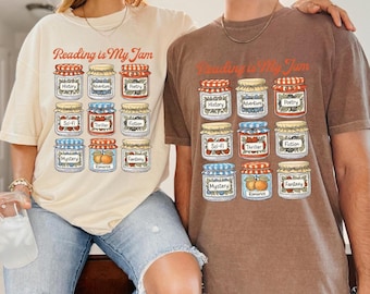 Comfort Colors® Reading is My Jam, Book Lover Graphic Tee