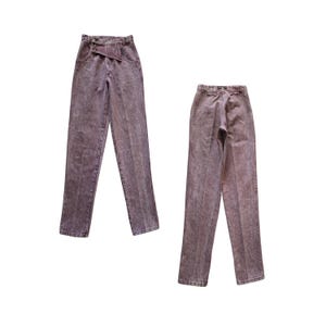 Jeansy Rocky Mountain High Rise z lat 80.: Rockies Purple Acid Wash Denim 28/7
