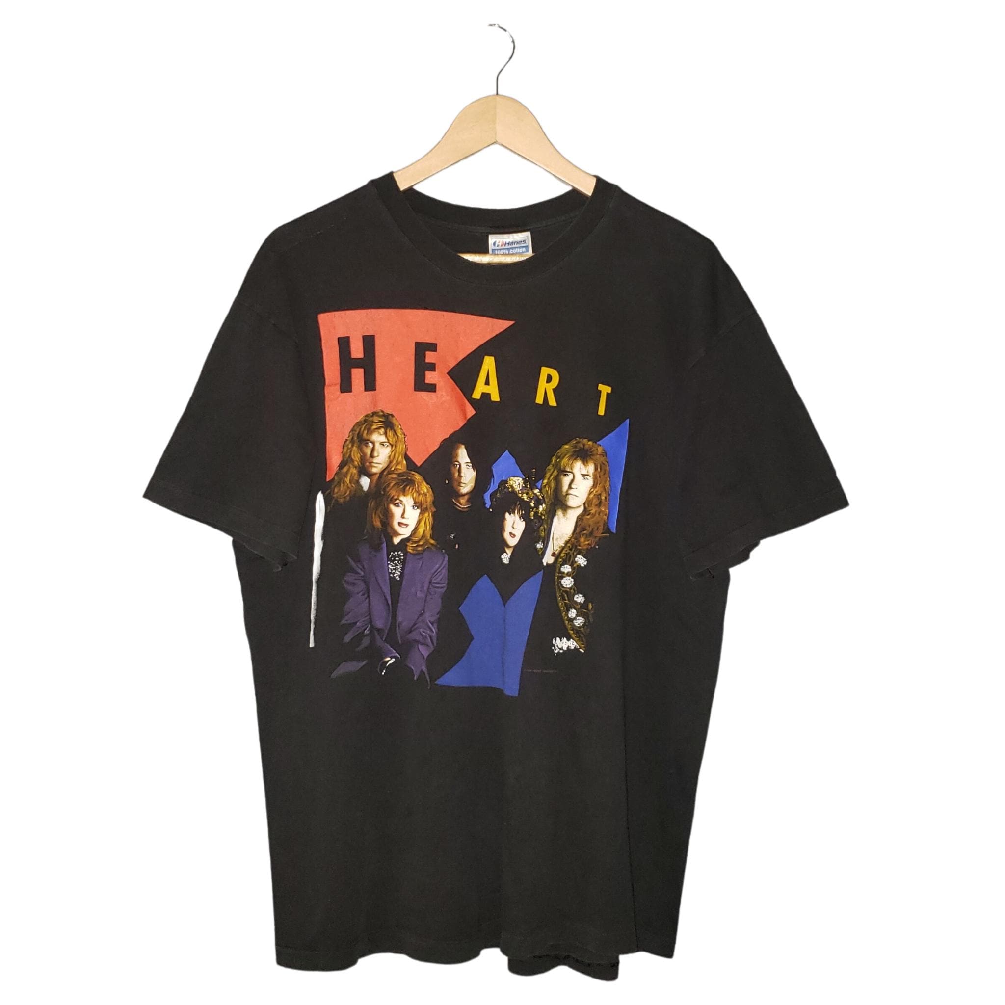 Vintage 1990 Heart Brigade World Tour T-shirt - Single Stitch XL 