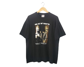 Koszulka rapowa Tupac Shakur Gone But Not Forgotten z 1997 roku w kolorze czarnym XL