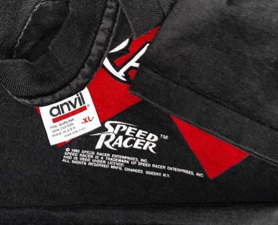 Vintage Speed Racer All Over Print T-shirt 1992 Single