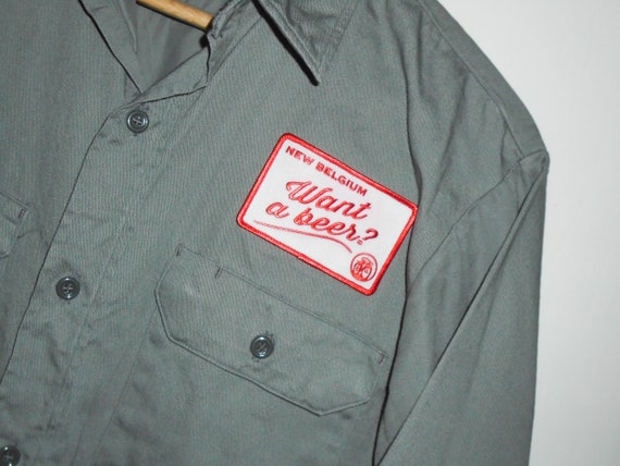 BIG MAC JC Penneys Button Up Work Shirt Vintage 7… - image 8