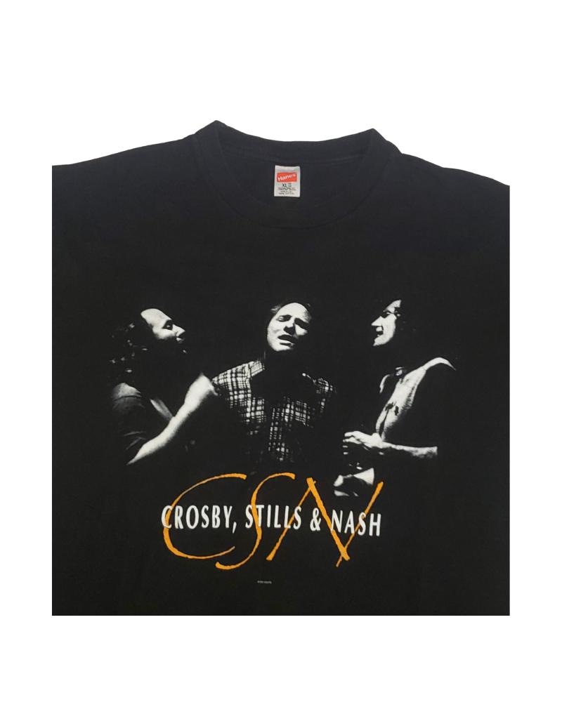 海外から輸入 & Stills Crosby, Vintage Nash Concert Rock T-shirt 1992 ミュージシャン