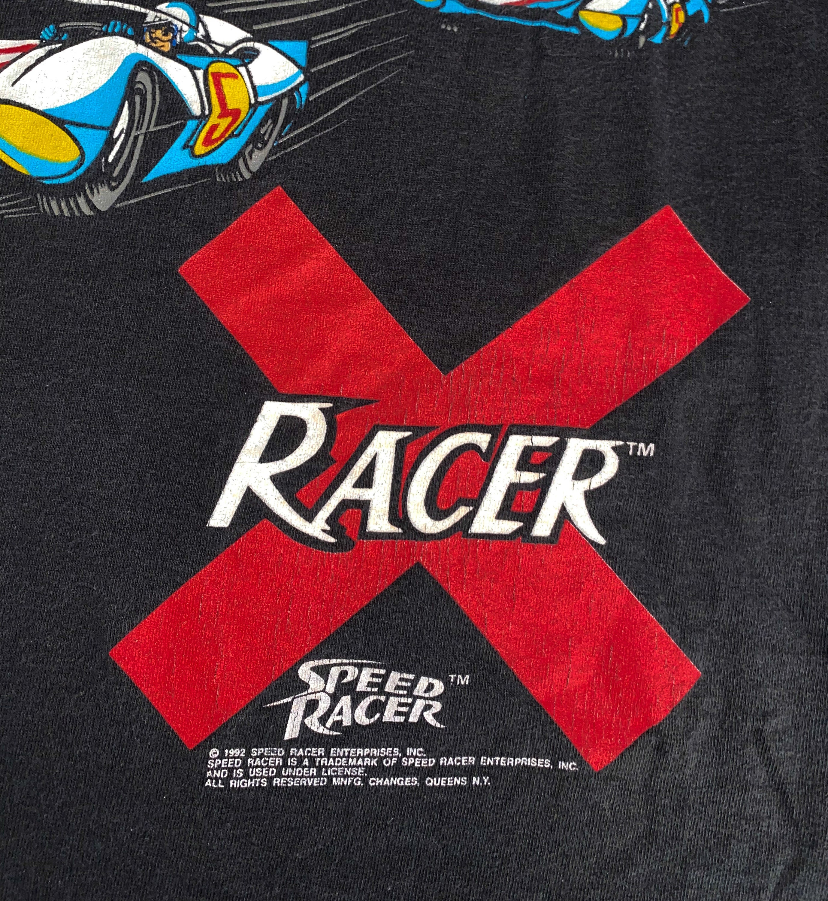 Vintage 1992 Speed Racer T-shirt: All Over Print, Single