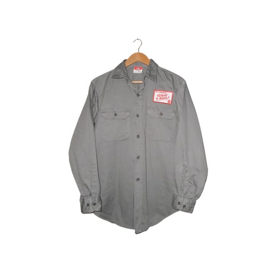 BIG MAC JC Penneys Button Up Work Shirt Vintage 7… - image 1