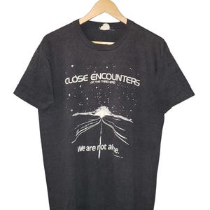 Vintage 1977 Close Encounters Movie T-Shirt - Single Stitch USA Large