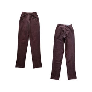 Jeansy Rocky Mountain z lat 80. w stylu vintage: jeansy Rockies z wysokim stanem i gołym tyłem w kolorze brązowym, długość 28/7