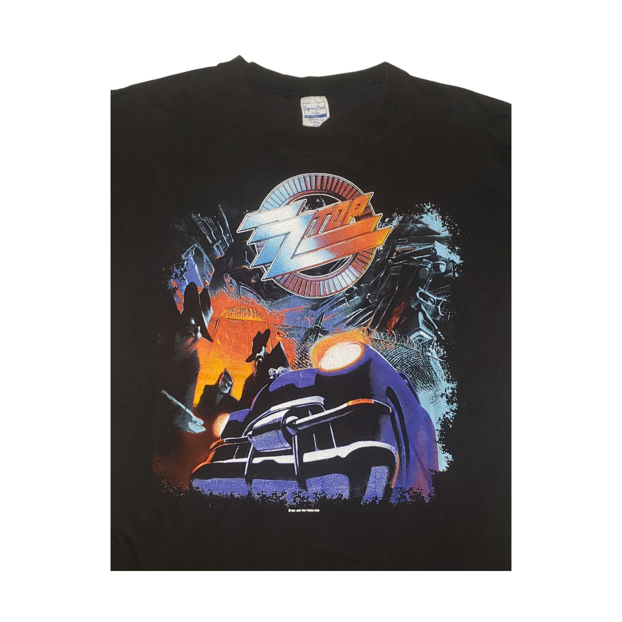 ヴィンテージ ZZ トップ リサイクラー ツアー 1990 Tシャツ シングル 