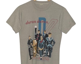 Vintage 1984 DURAN DURAN Seven and the Ragged Tiger Tour White T