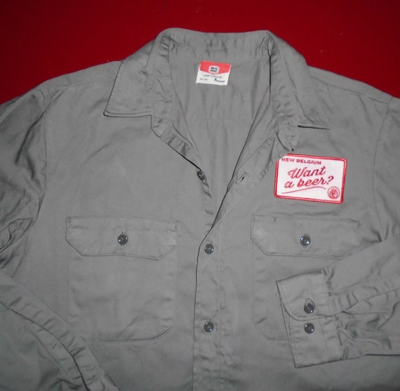 BIG MAC JC Penneys Button Up Work Shirt Vintage 7… - image 3
