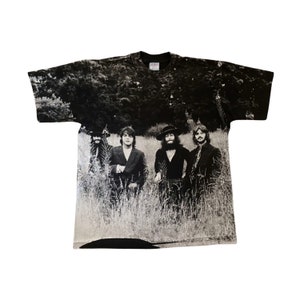 Vintage 90's the Beatles Hey Jude All Over Print Single Stitch T