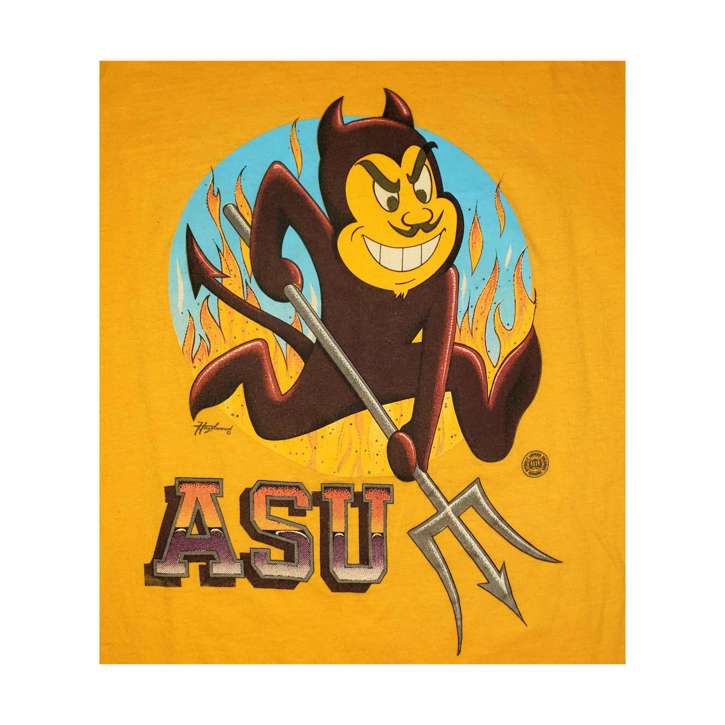 ヴィンテージ ASU サンデビルズ 80年代 アリゾナ州立大学 カレッジ