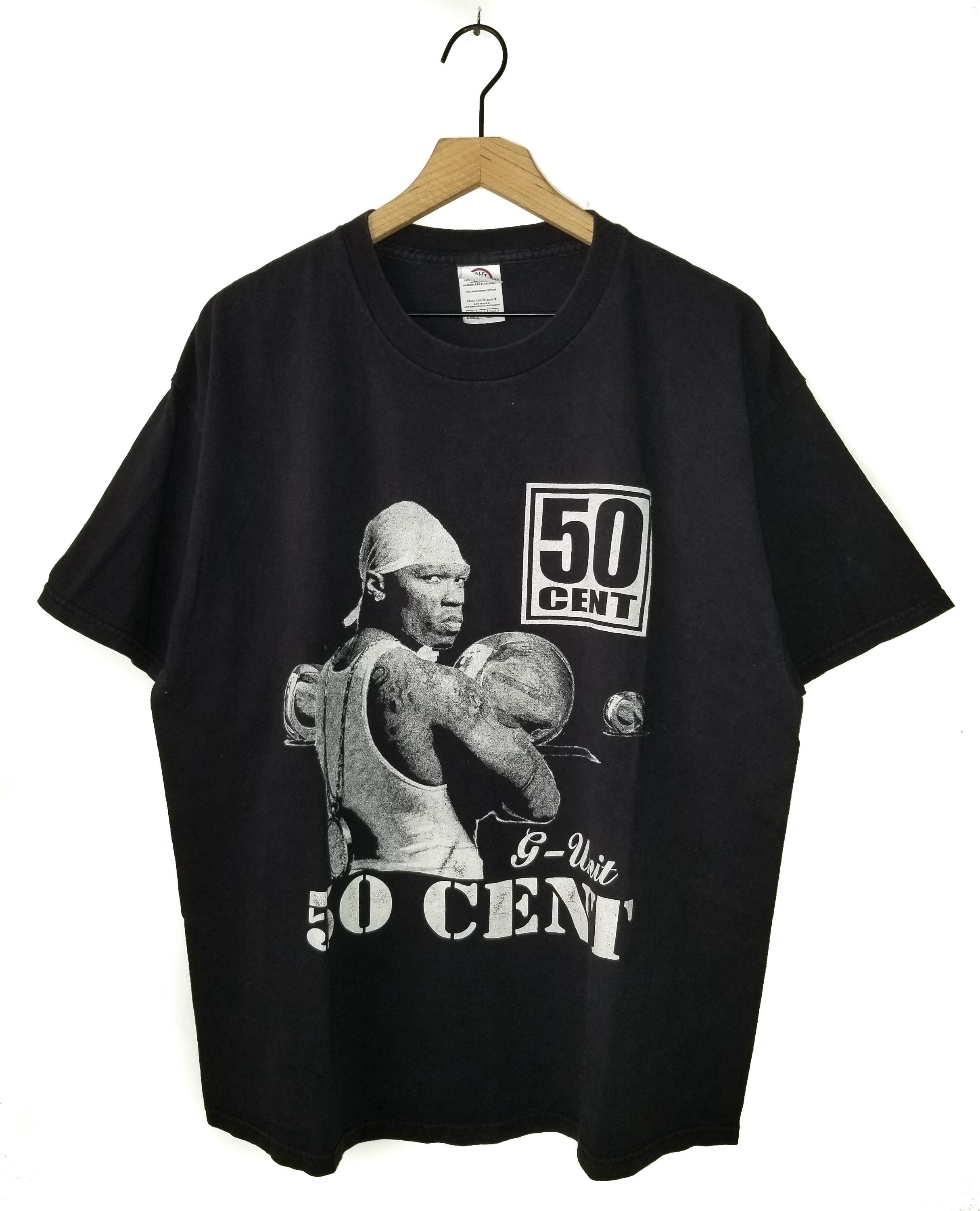 50cent vintage promo tシャツ gunit raptee 50 Cent Rap T-shirt Vintage 90's G-unit Hip Hop XL - Etsy