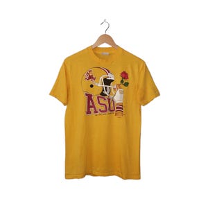 Vintage ASU Rose Bowl 1987 T-Shirt Arizona State University College Tee Md