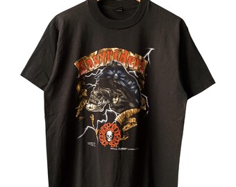 Easy Riders ビンテージスカルデザイン Tシャツ Vintage Y2K Easyriders Skull T-shirt Black L Easy Riders