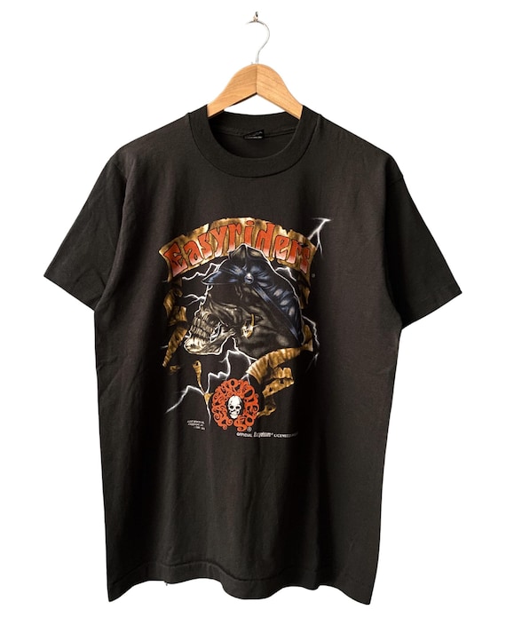 Vintage Easyriders Motorcycle Just Brass 1992 T-shirt Black
