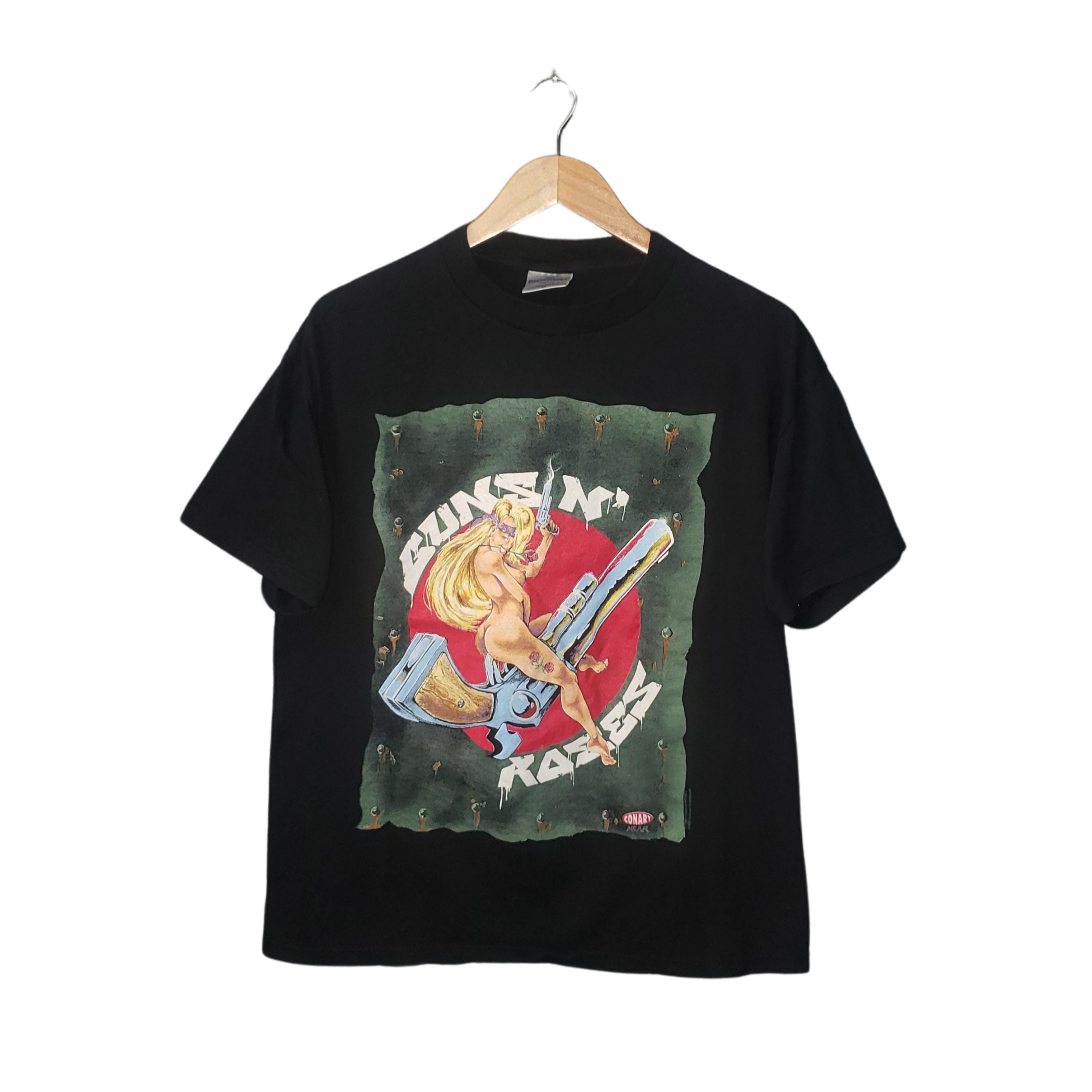 ヴィンテージ ガンズ・アンド・ローゼズ 1991/1992 ブロックム Tシャツ