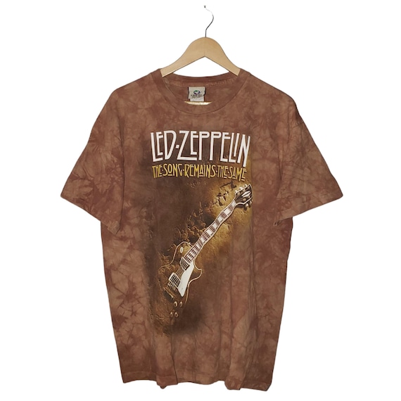 Led zeppelin t shirt tie dye deals