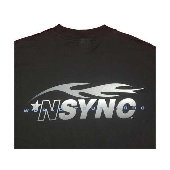 Vintage NSYNC World Tour 1998 Deadstock T-Shirt Md - image 4
