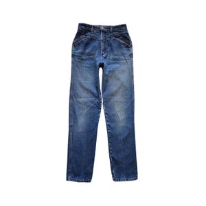 Jeansy Vintage Rocky Mountain High Rise: dżinsy w stylu western z lat 80., damskie, długość 11/12