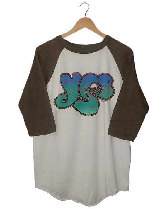 YES Union Tour 1991 Raglan Ringer T-Shirt XL