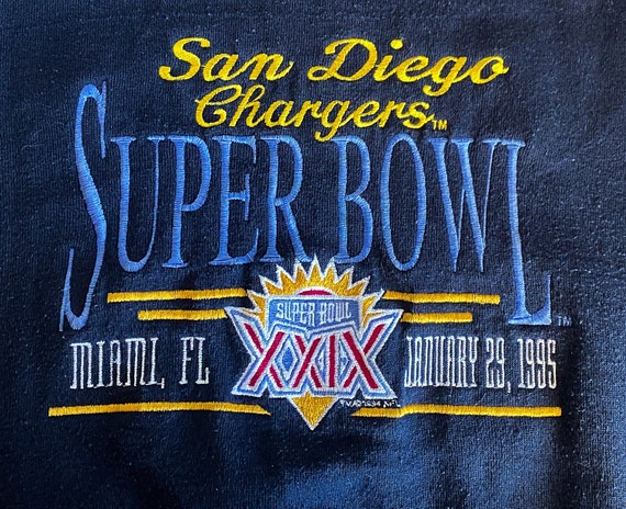 Vintage 1994 / 1995 Super Bowl Crewneck Sweatshir… - image 5