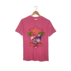 Vintage The Beach Boys 25th Anniversary 1987 T-Shirt Pink Tour Shirt Md