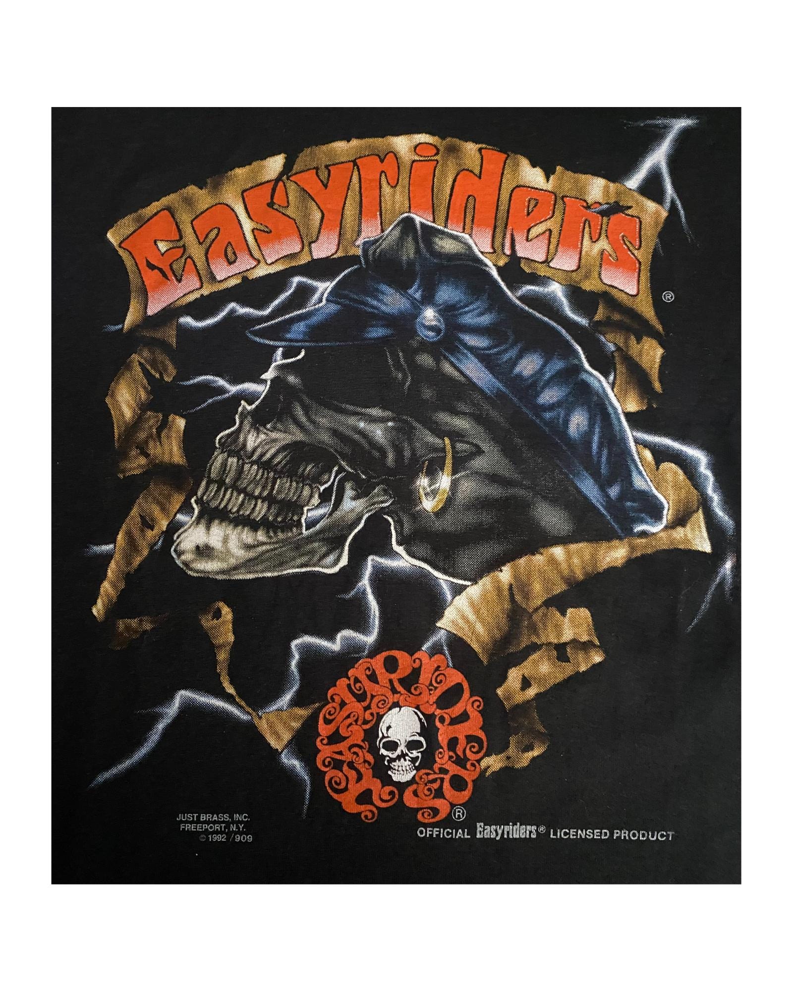 ヴィンテージ イージーライダーズ モーターサイクル Tシャツ：1992年 