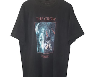 Vintage 90s the Crow James O'barr Comic Book Series T Shirt Movie