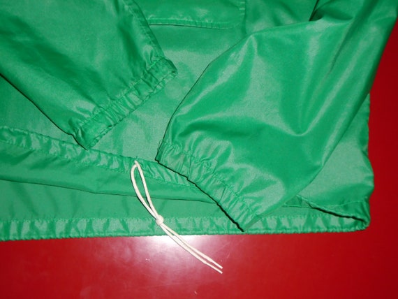 Izod LACOSTE Anorak Jacket Vintage 80's Green  Wi… - image 7