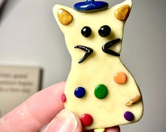 Cat Worry Stone Sensory Fidget Toy