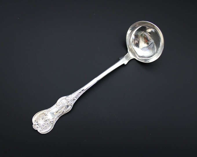 An Alexander Coghill, Glasgow, Queens Pattern, Silver Cream/Sauce Ladle (B)