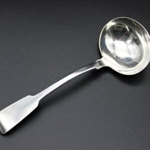A James Beebe, London, William IV, Sterling Silver Sauce / Cream Ladle