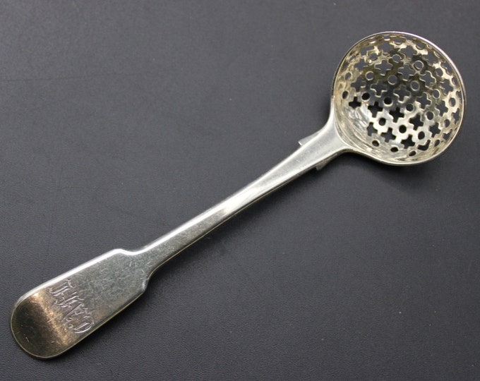 A W Eley & W Fearn, London, George III Sterling Silver Sugar Sifter Spoon