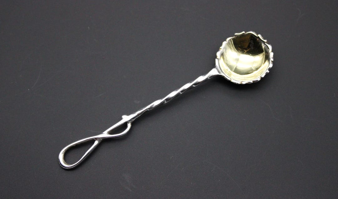 Wip Spoon A Whip-end, Henry Holland London, Victorian Silver-gilt Condiment Spoon ...